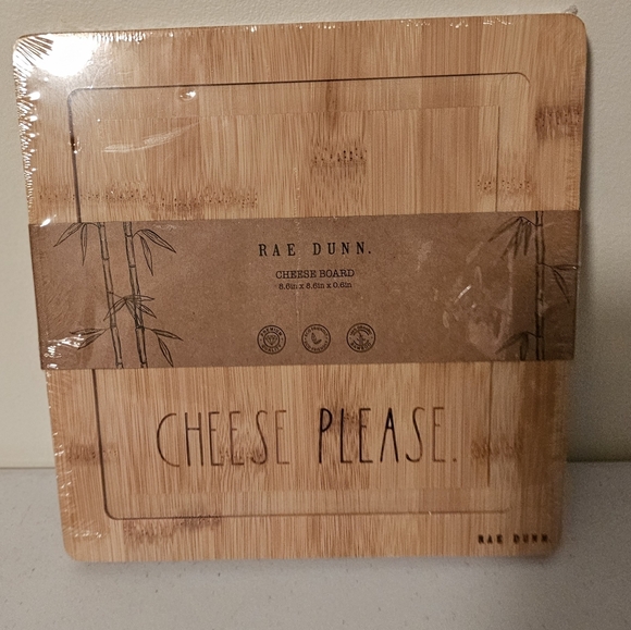 Rae Dunn Other - Rae Dunn Natural Bamboo Cheese Board